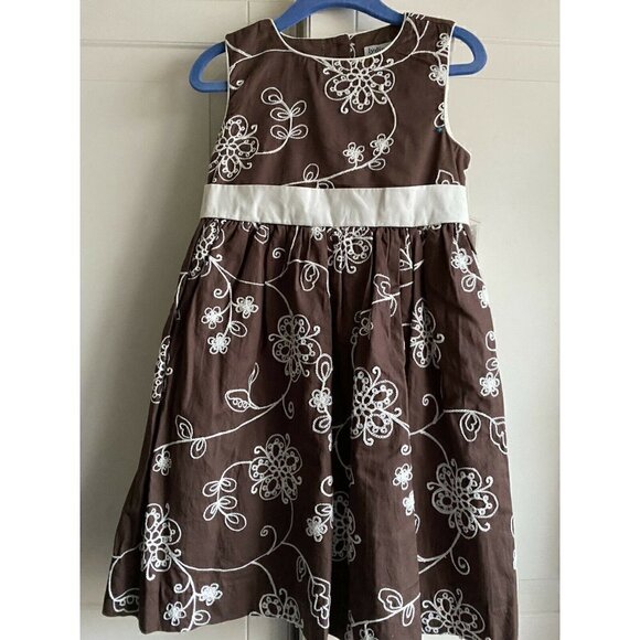NWT Lydia Jane Brown Sleeveless Sz 5T Dress - Picture 1 of 4
